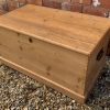Fabulous Antique Stripped Pine Storage Trunk/chest Circa 1890 - Now Sold - Image 15