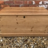 Fabulous Antique Stripped Pine Storage Trunk/chest Circa 1890 - Now Sold - Image 3