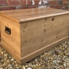 Fabulous Antique Stripped Pine Storage Trunk/chest Circa 1890 - Now Sold - Image 7