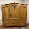 Outstanding Quality French Carved Oak Three Door Armoire/wardrobe - Now Sold - Image 2