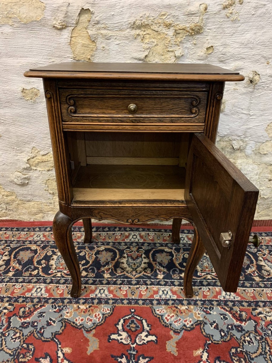 Fabulous Quality French Oak Bedside Cabinet/ Side Cabinet - Now Sold - Image 7