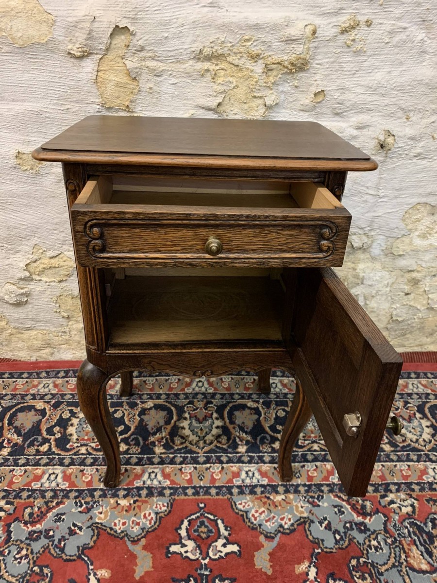 Fabulous Quality French Oak Bedside Cabinet/ Side Cabinet - Now Sold - Image 8