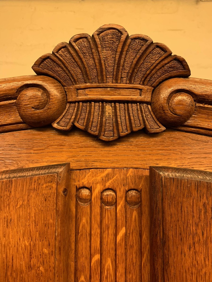 Fantastic French Carved Oak Two-door Armoire/wardrobe - Now Sold - Image 7