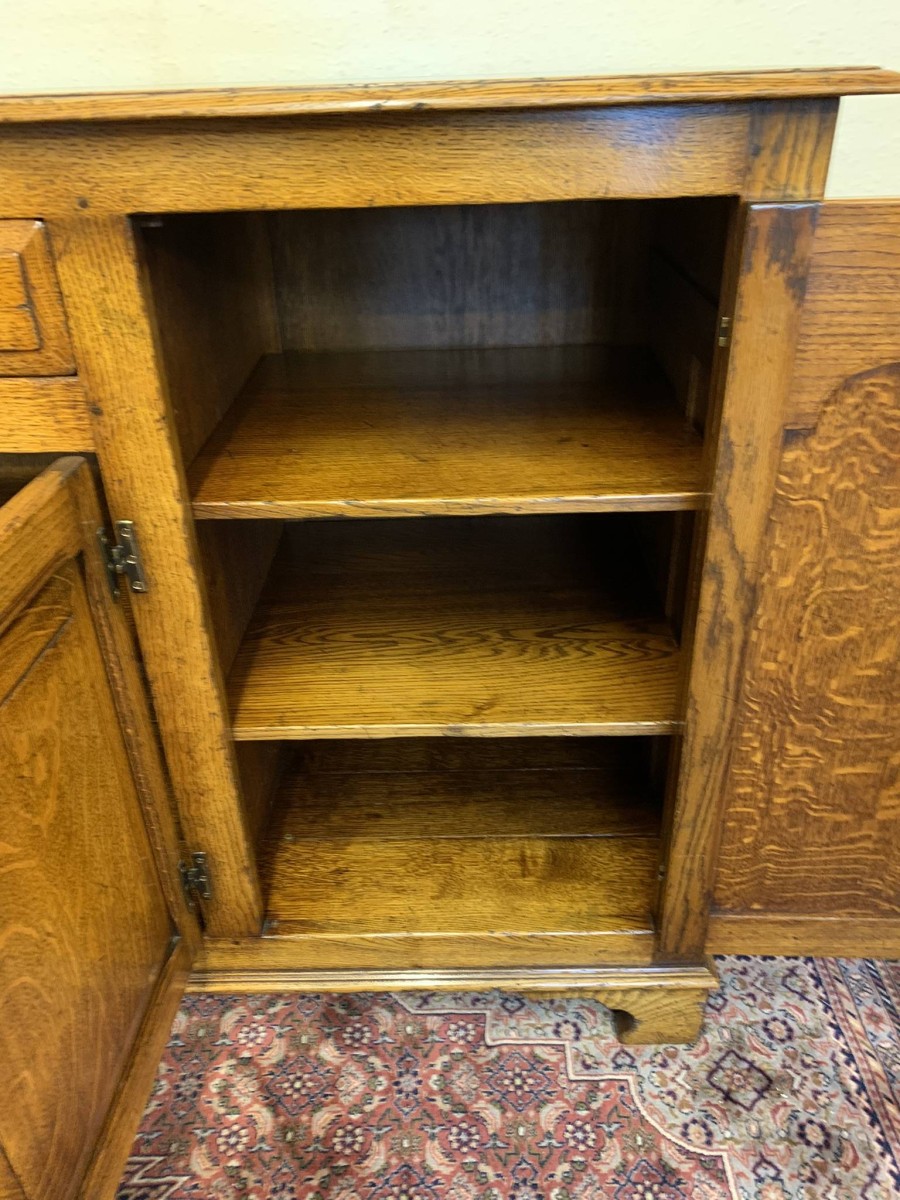Outstanding Quality Large Oak Dresser Base/sideboard - Now Sold - Image 24