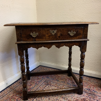 Fantastic Quality Panelled Oak Side Table Circa 1910 - Now Sold