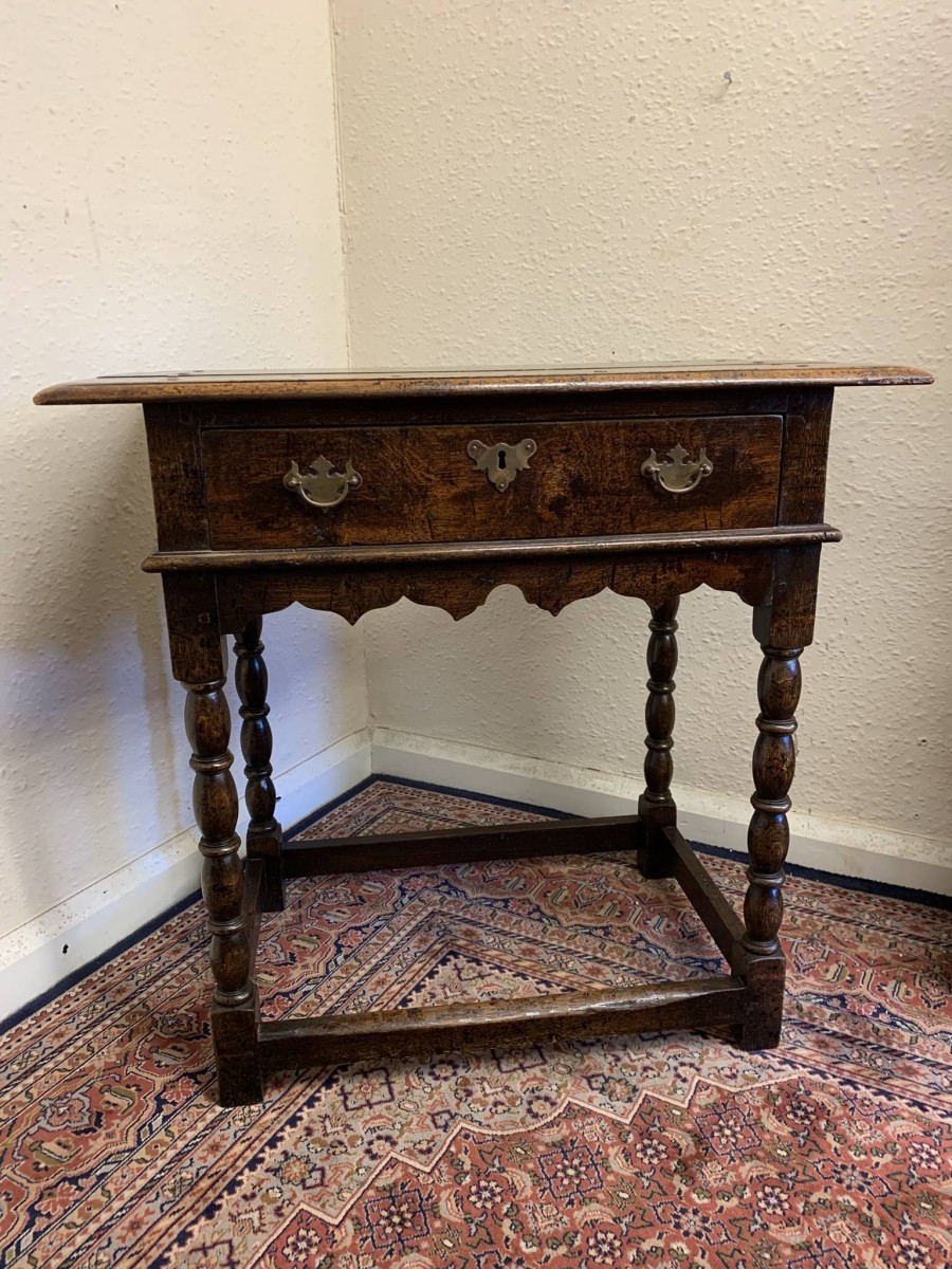 Fantastic Quality Panelled Oak Side Table Circa 1910 - Now Sold - Image 10
