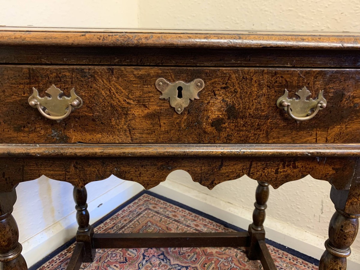 Fantastic Quality Panelled Oak Side Table Circa 1910 - Now Sold - Image 13