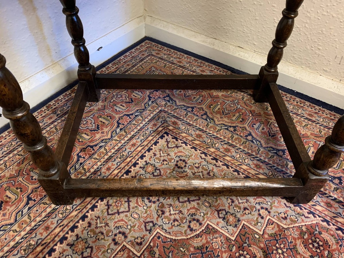 Fantastic Quality Panelled Oak Side Table Circa 1910 - Now Sold - Image 14