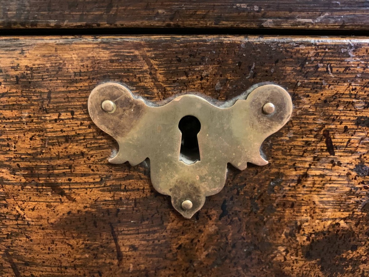 Fantastic Quality Panelled Oak Side Table Circa 1910 - Now Sold - Image 16