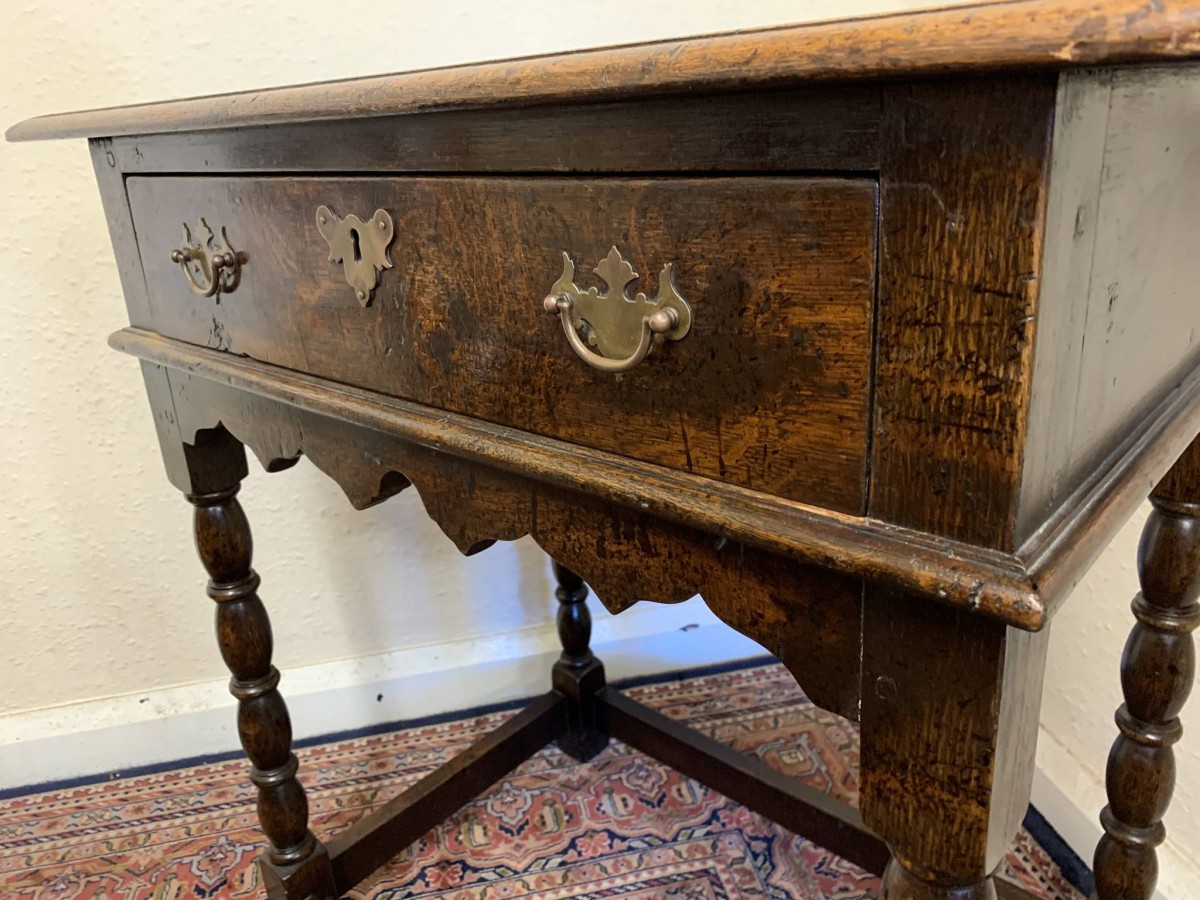 Fantastic Quality Panelled Oak Side Table Circa 1910 - Now Sold - Image 19