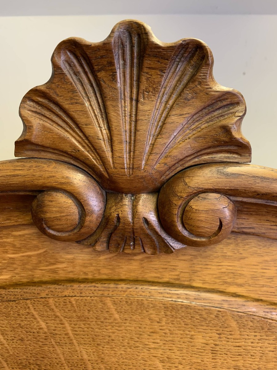 Outstanding Quality French Carved Oak Three Door Armoire/wardrobe - Image 12