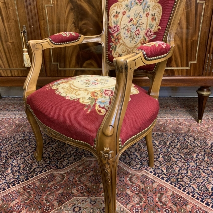 Fabulous French Needlepoint Armchair - Now Sold