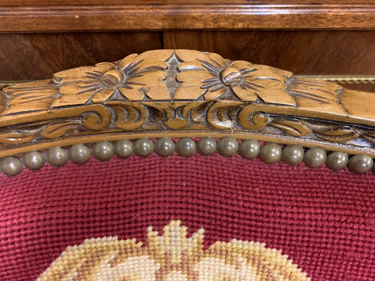 Fabulous French Needlepoint Armchair - Now Sold - Image 18