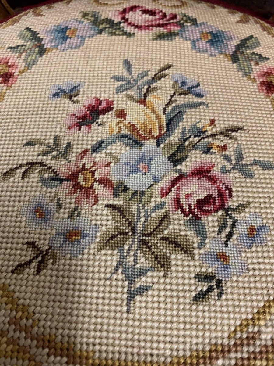 Fabulous French Needlepoint Armchair - Now Sold - Image 6