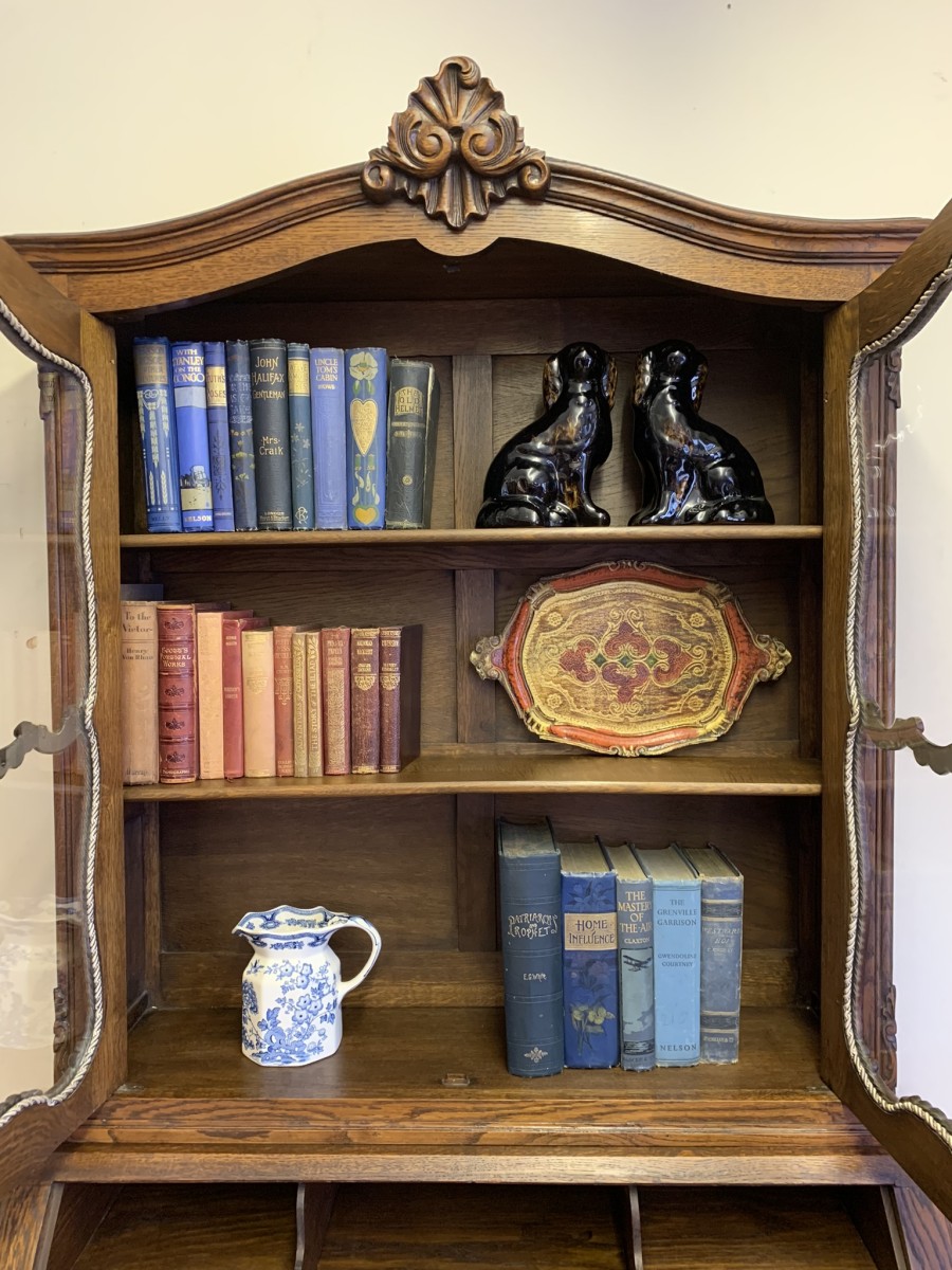 Fantastic Quality Antique French Carved Oak Secretaire/bookcase/desk Circa 1920 - Now Sold - Image 21