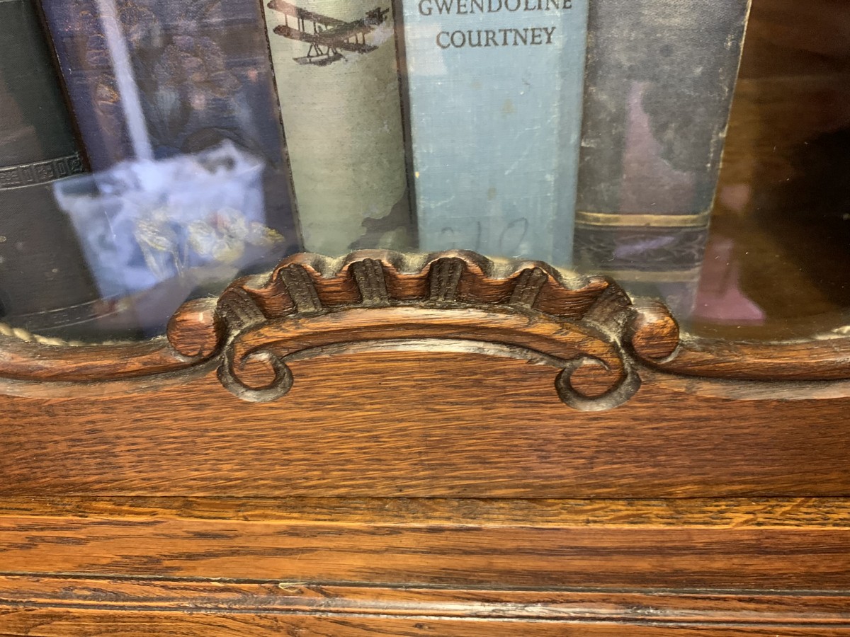 Fantastic Quality Antique French Carved Oak Secretaire/bookcase/desk Circa 1920 - Now Sold - Image 26