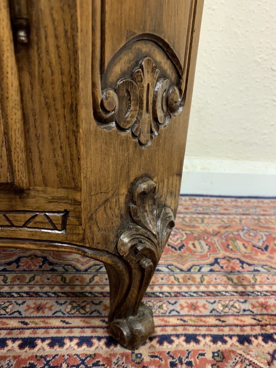 Outstanding Quality French Carve Oak Glazed Dresser/cabinet/cupboard Circa 1930 - Now Sold - Image 13