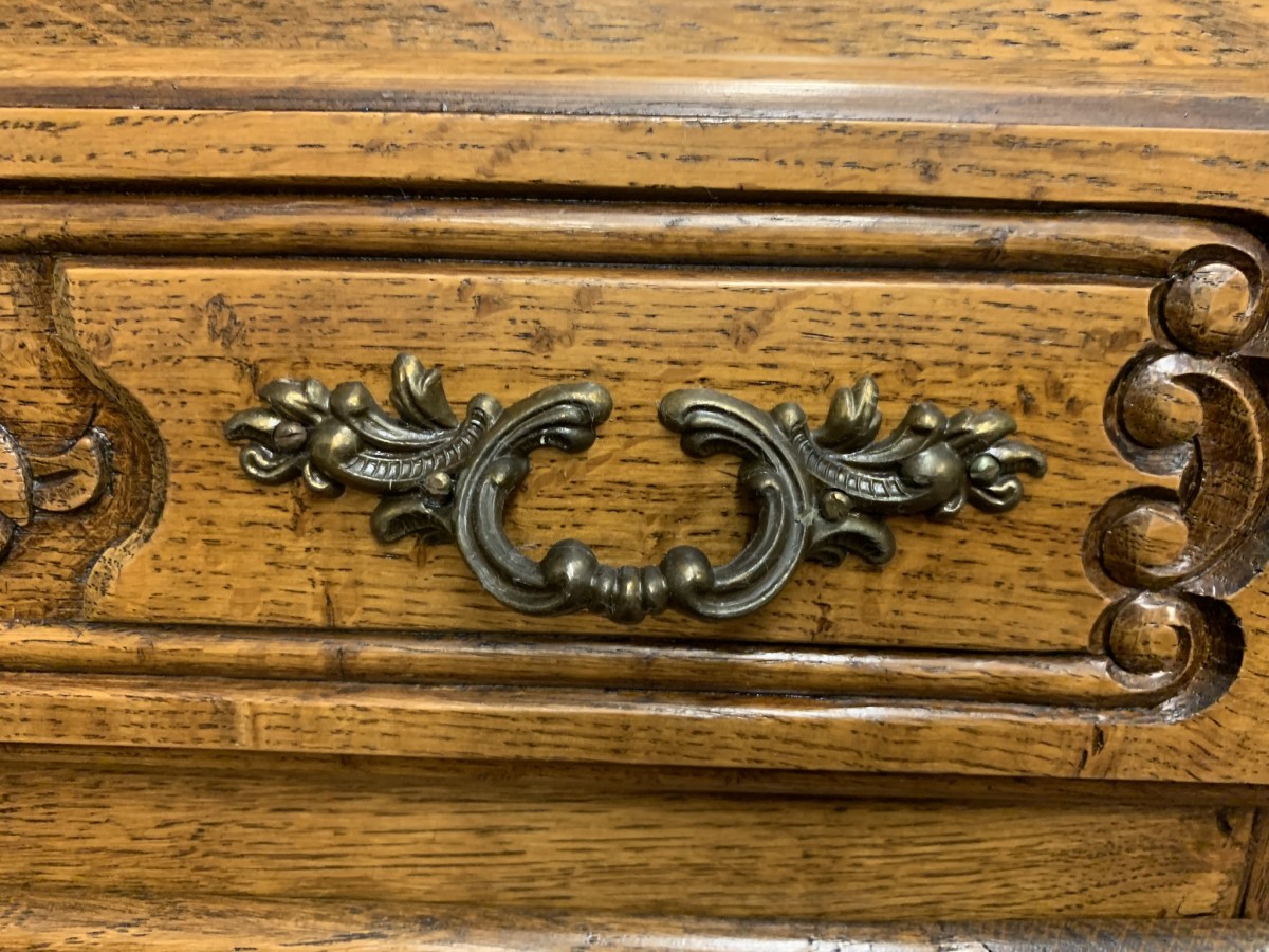 Outstanding Quality French Carve Oak Glazed Dresser/cabinet/cupboard Circa 1930 - Now Sold - Image 26