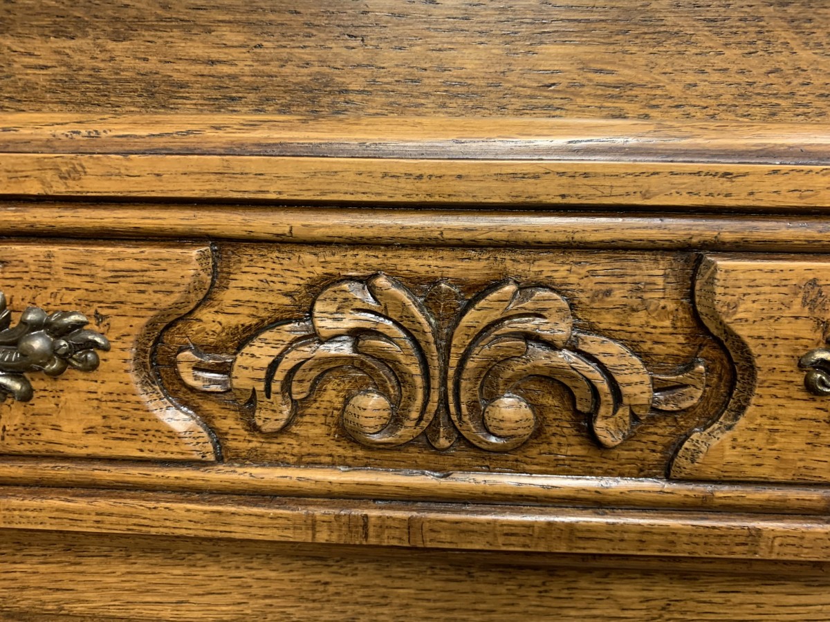 Outstanding Quality French Carve Oak Glazed Dresser/cabinet/cupboard Circa 1930 - Now Sold - Image 28