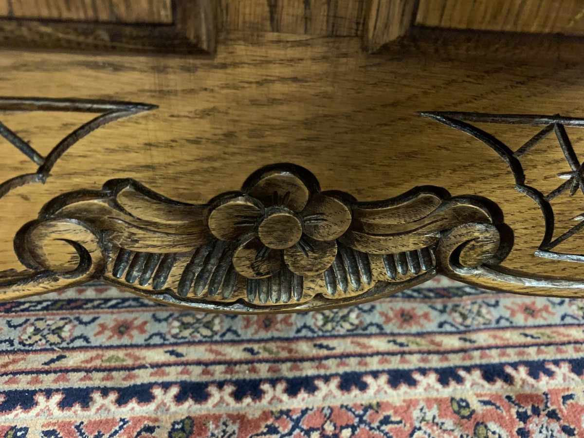 Outstanding Quality French Carve Oak Glazed Dresser/cabinet/cupboard Circa 1930 - Now Sold - Image 29