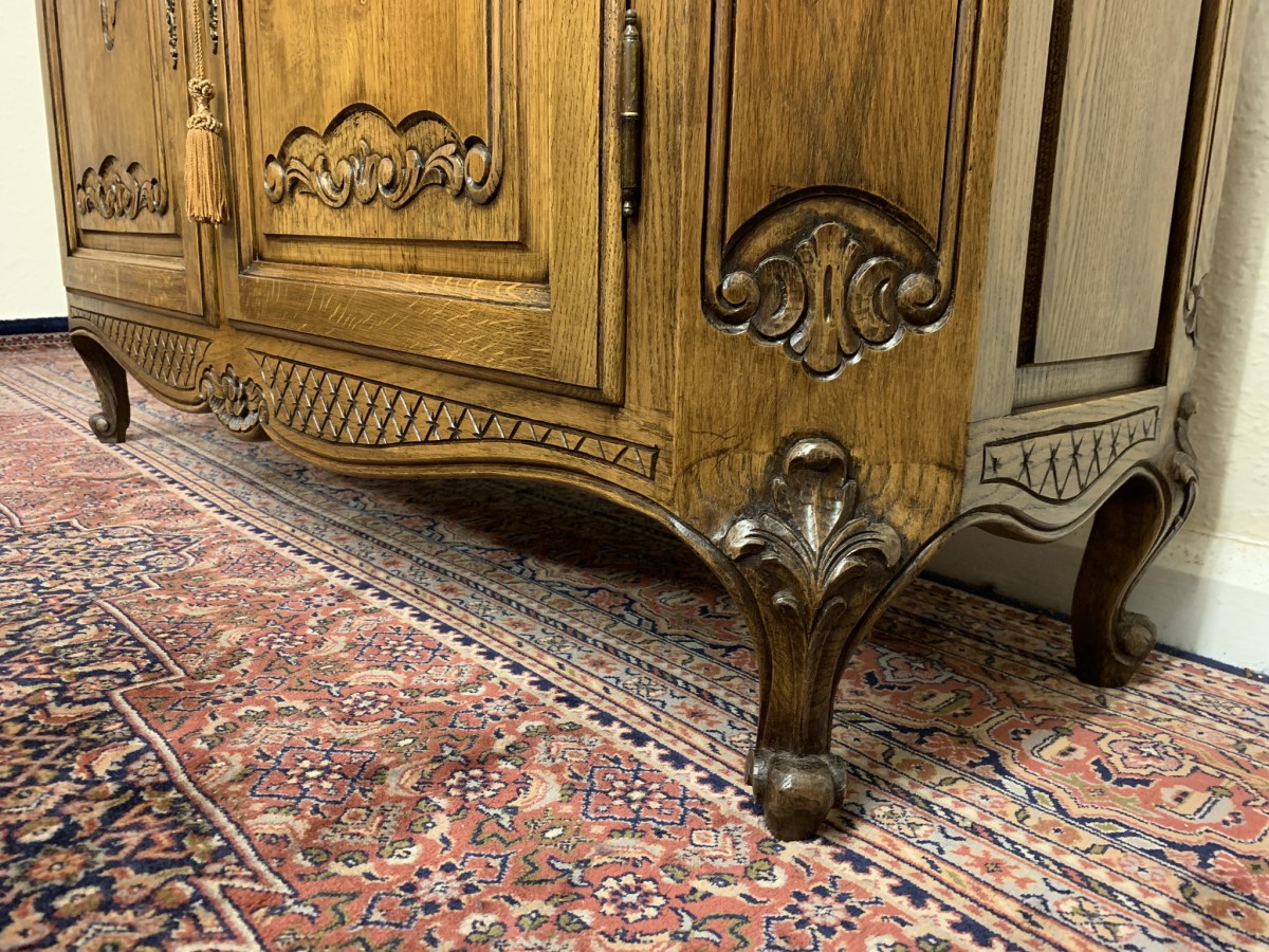 Outstanding Quality French Carve Oak Glazed Dresser/cabinet/cupboard Circa 1930 - Now Sold - Image 30