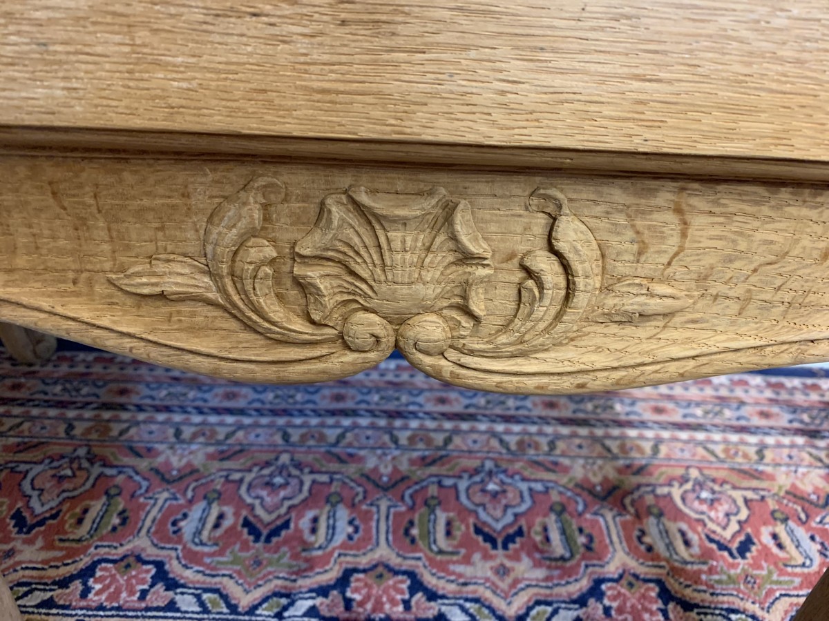 Impressive Pair Of French Antique Carved Oak Raw Wood Bedsides Circa 1890 - Now Sold - Image 12