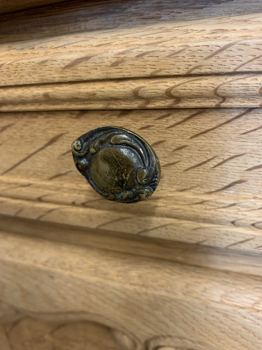 Impressive Pair Of French Antique Carved Oak Raw Wood Bedsides Circa 1890 - Now Sold - Image 20