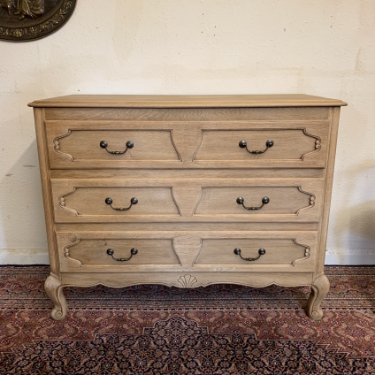 Outstanding Quality French Antique Raw Oak Commode/chest Circa 1890 - Now Sold