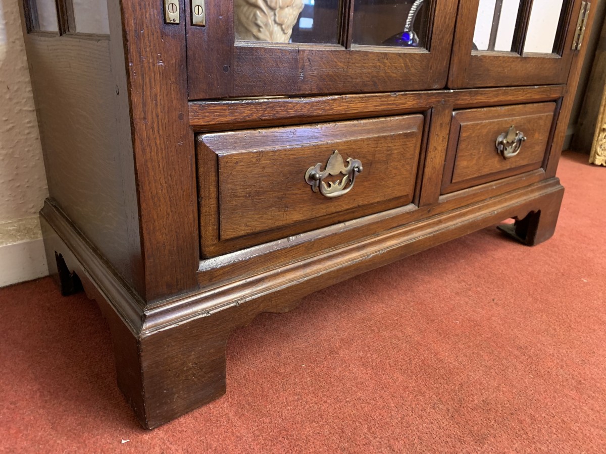 Outstanding Quality Oak Titchmarsh & Goodwin Bookcase/dispaly Cabinet (d) - Now Sold - Image 10