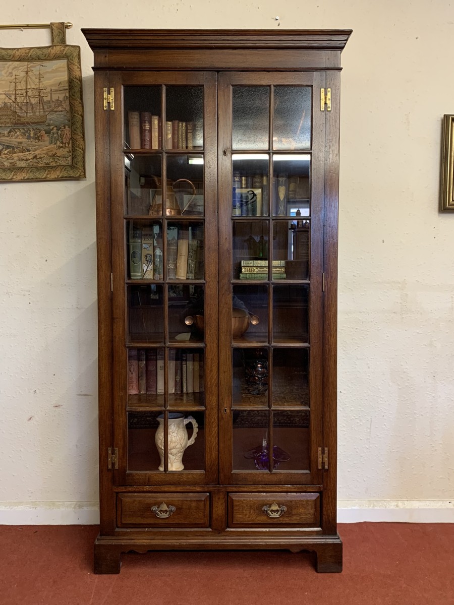 Outstanding Quality Oak Titchmarsh & Goodwin Bookcase/dispaly Cabinet (d) - Now Sold - Image 13
