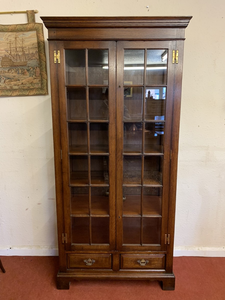 Outstanding Quality Oak Titchmarsh & Goodwin Bookcase/dispaly Cabinet (d) - Now Sold - Image 22