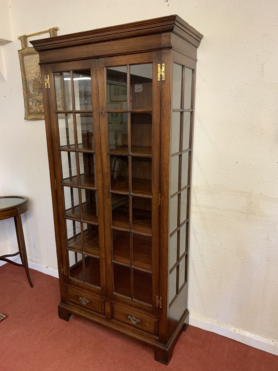 Outstanding Quality Oak Titchmarsh & Goodwin Bookcase/dispaly Cabinet (d) - Now Sold - Image 23