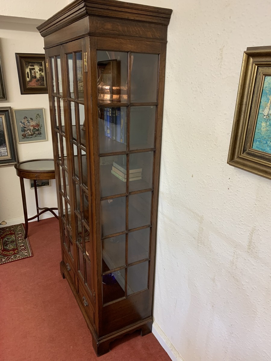 Outstanding Quality Oak Titchmarsh & Goodwin Bookcase/dispaly Cabinet (d) - Now Sold - Image 6