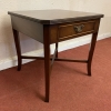 Fantastic Quality Inlaid Mahogany Single Drawer Side Table - Now Sold - Image 8