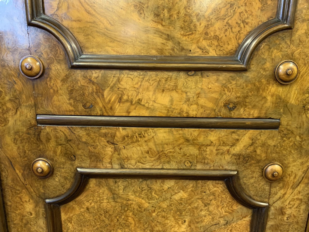 Stunning Burr Walnut Victorian Mirror Door Wardrobe - Now Sold - Image 30