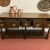 Fantastic Quality Antique Carved Country Oak Dresser Base/sideboard Circa 1900 - Image 11
