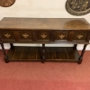 Fantastic Quality Antique Carved Country Oak Dresser Base/sideboard Circa 1900 - Image 25