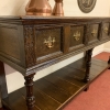 Fantastic Quality Antique Carved Country Oak Dresser Base/sideboard Circa 1900 - Image 7