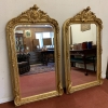 Stunning Pair Of Large Carved Gilt Mirrors - Image 10