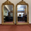 Stunning Pair Of Large Carved Gilt Mirrors - Image 4
