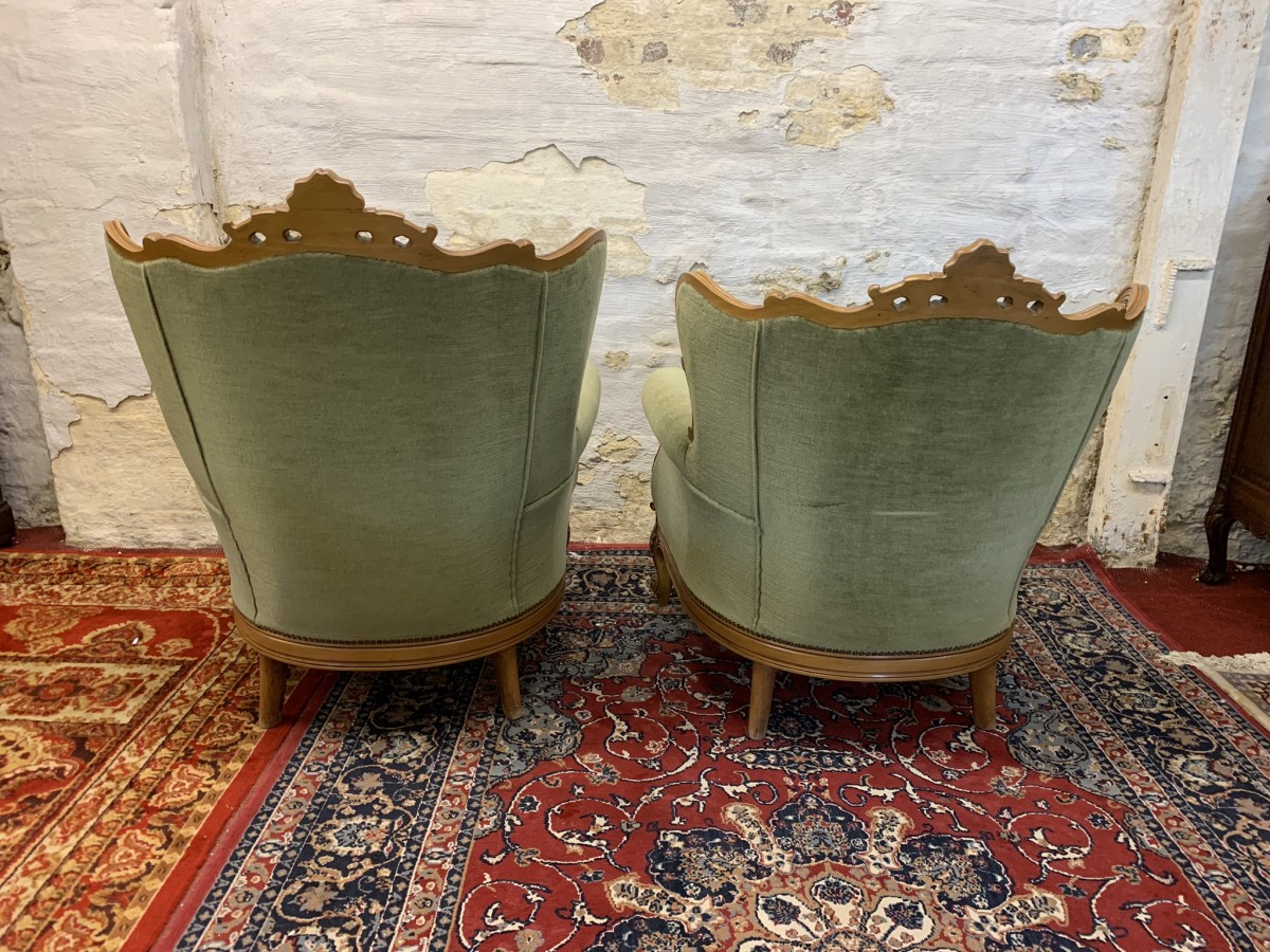 Fabulous Outstanding Quality French Carved Oak Sofa & Two Armchairs - Image 13