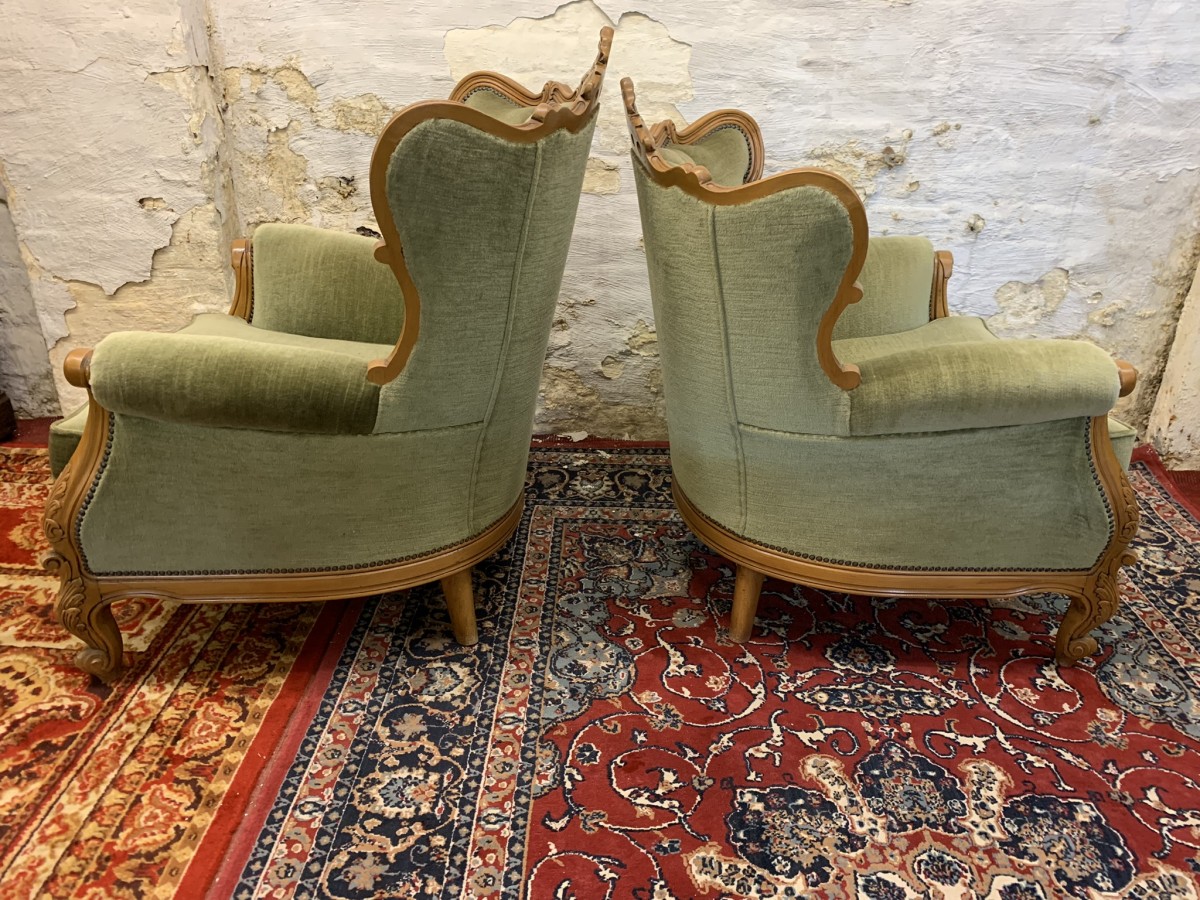 Fabulous Outstanding Quality French Carved Oak Sofa & Two Armchairs - Image 14