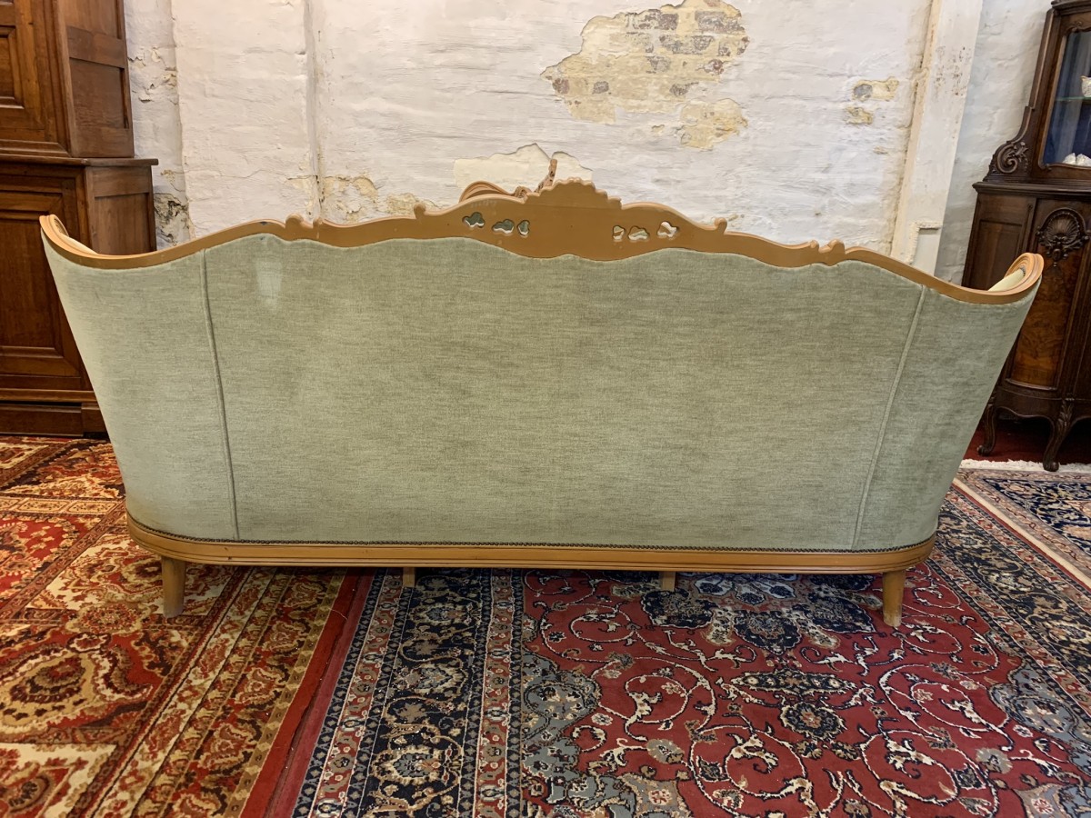 Fabulous Outstanding Quality French Carved Oak Sofa & Two Armchairs - Image 16