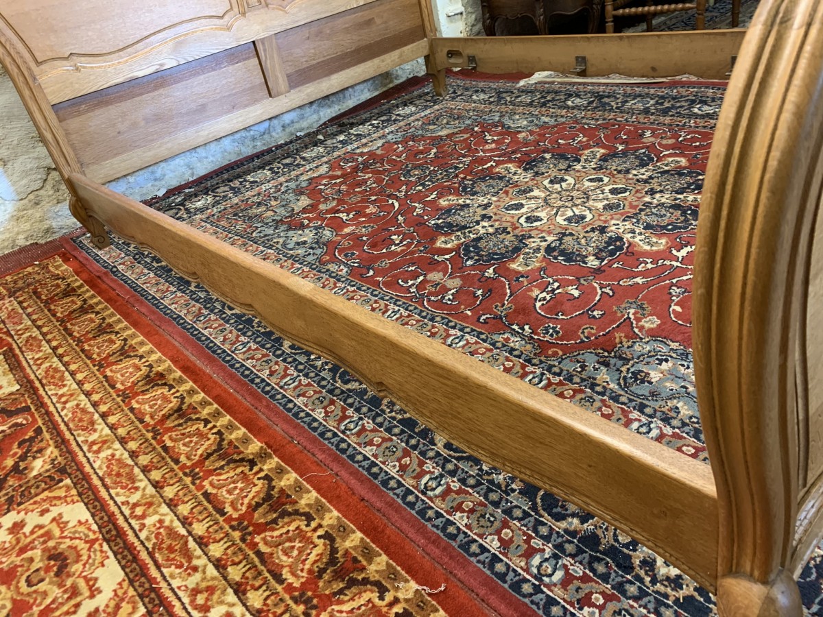 Fantastic Quality French Carved Oak King Size Bed - Now Sold - Image 16