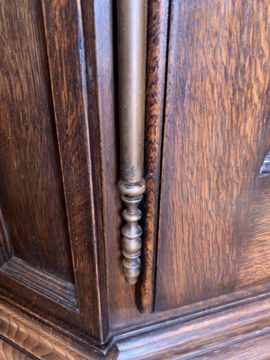 Stunning Oak Shaped Top Two Door Armoire/wardrobe/cupboard - Image 14