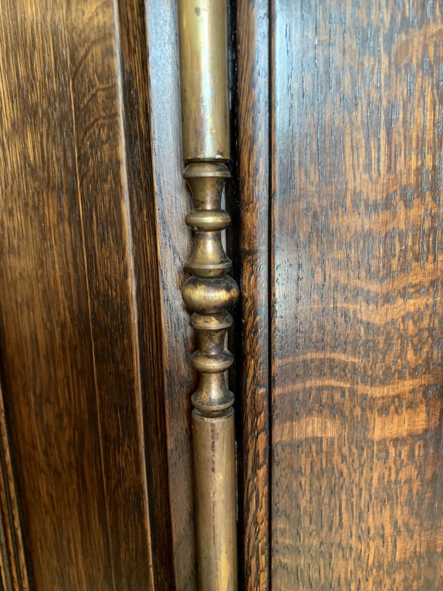 Stunning Oak Shaped Top Two Door Armoire/wardrobe/cupboard - Image 15