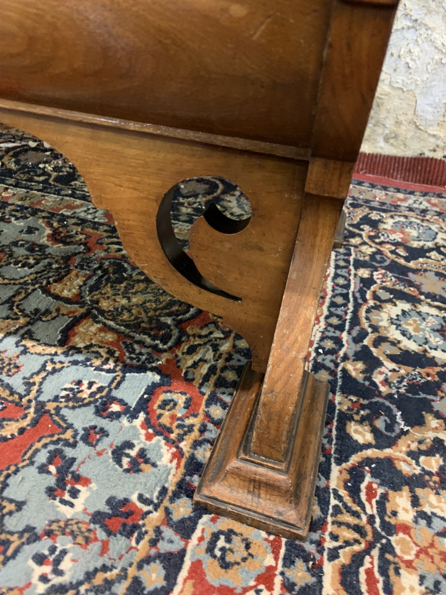 Stunning Walnut Arts And Crafts Mirrored Back Sideboard/dresser - Image 23