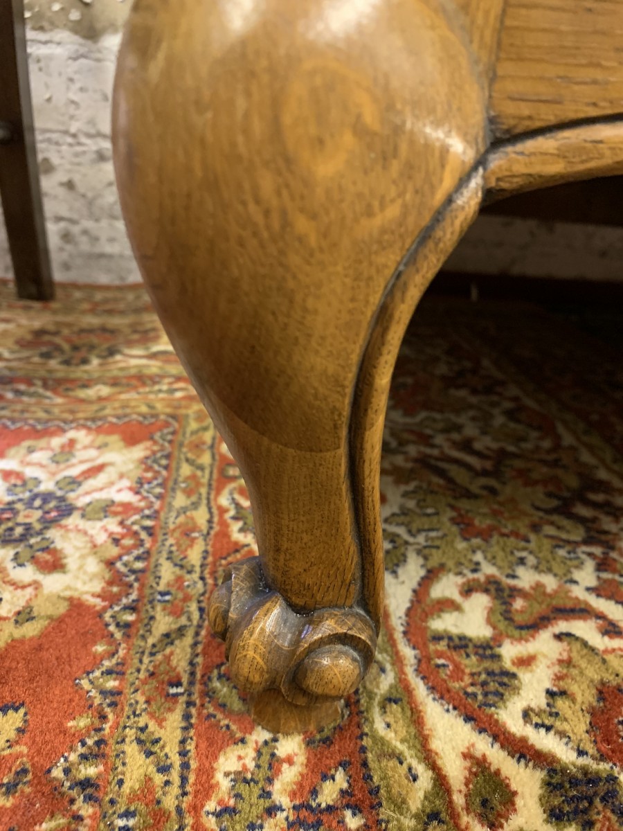 Fantastic French Carved Oak Four-door Breakfront Armoire/wardrobe - Image 9