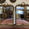 Stunning Pair Of Gilt Rope Decorative French Bevel Edged Mirrors - Image 2