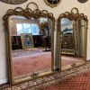 Stunning Pair Of Gilt Rope Decorative French Bevel Edged Mirrors - Image 6